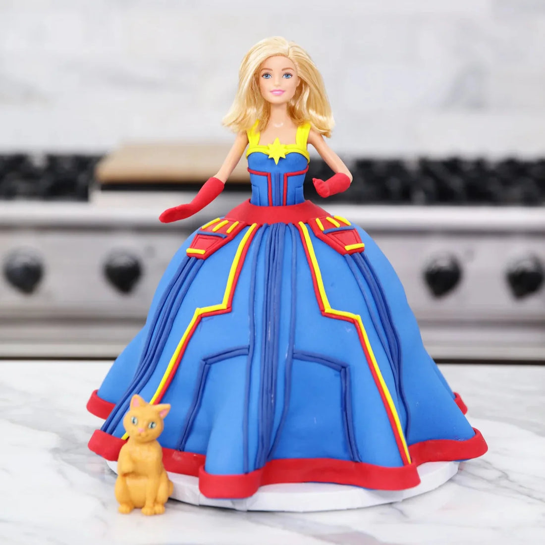 Captain Marvel Cake