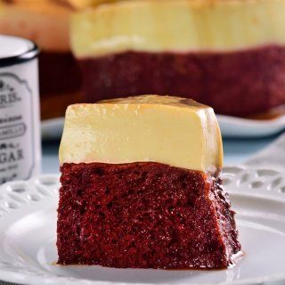 Jumbo Red Velvet Flans