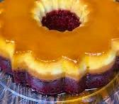 Red Velvet Flan Cake